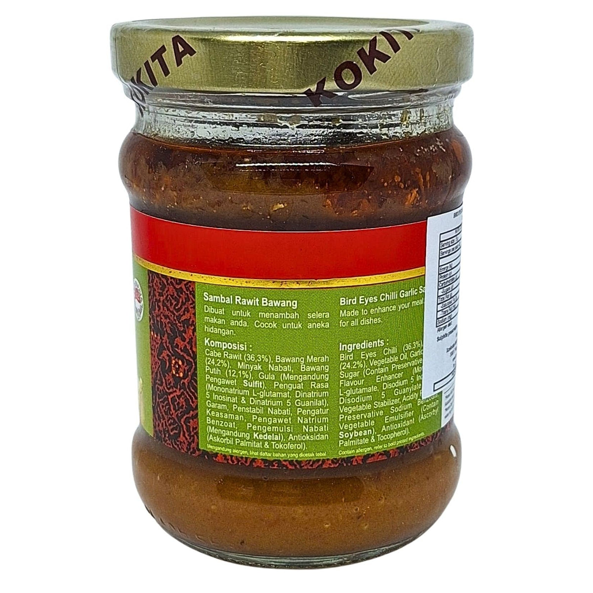 Kokita Green Chili Sambal - Sambal Rawit 200g