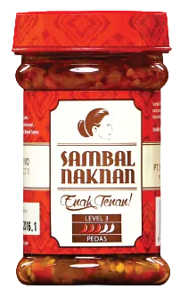 Naknan Shallot Chilli Sambal Lvl 3 – Sambal Bawang Lvl 3 140g