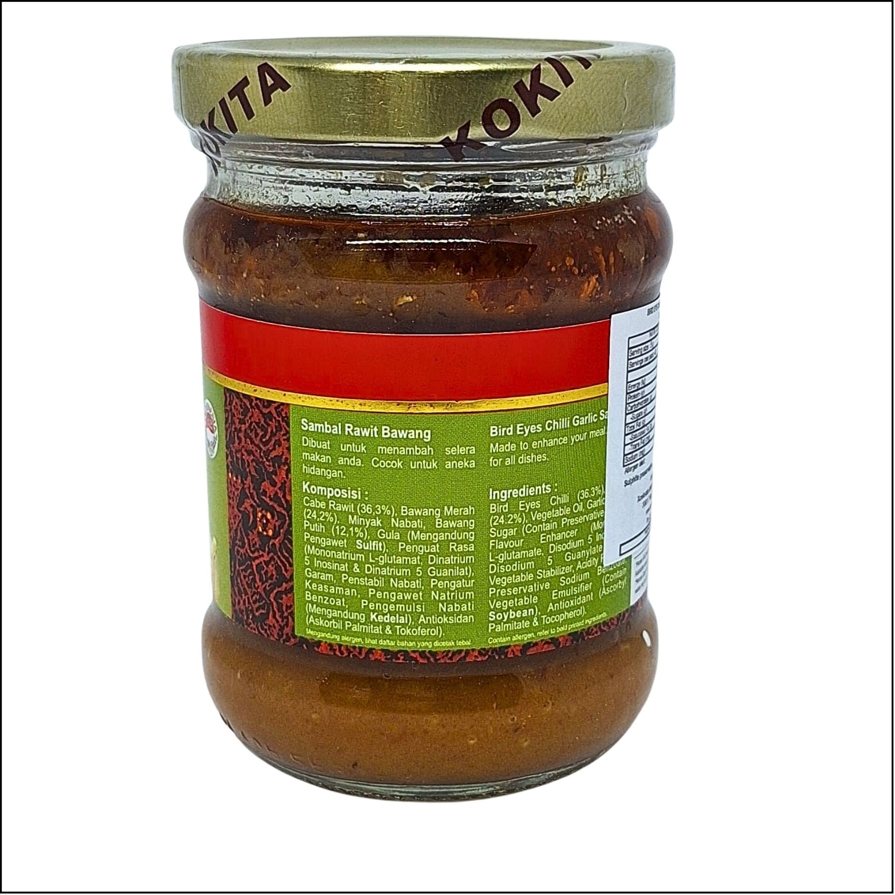 Kokita Green chili shallot sambal - Rawit - 200g