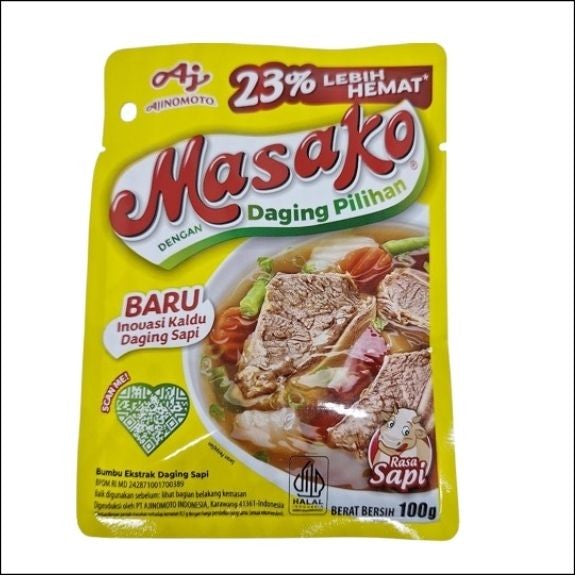 Masako Beef Stock Powder (Masako Sapi) 100g