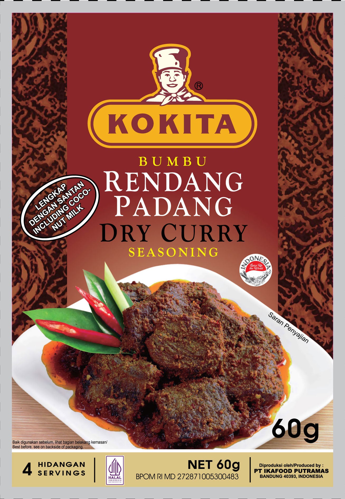 Kokita Rendang spice 60g