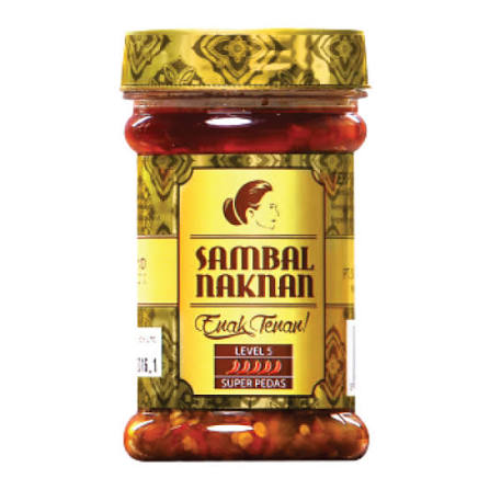Naknan Shallot Chilli Sambal Lvl 5 – Sambal Bawang Lvl 5 140g