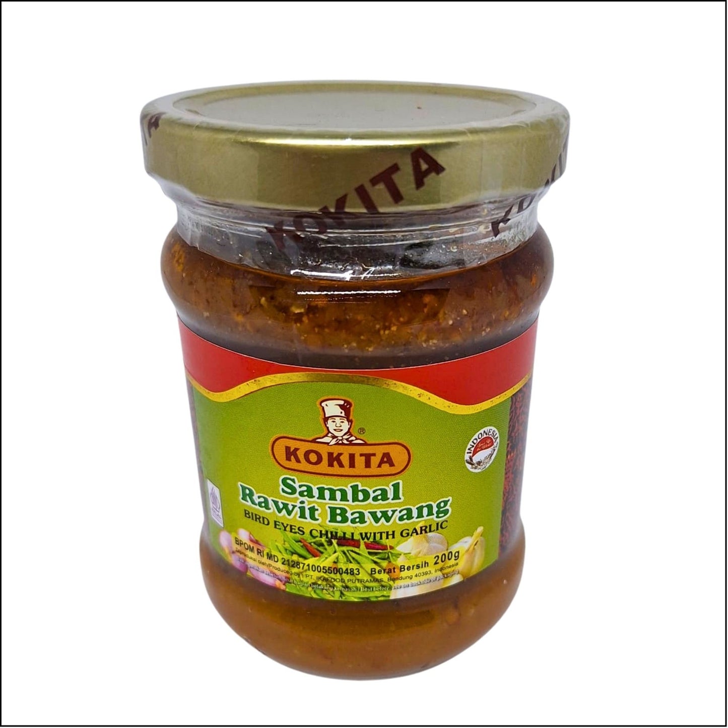 Sambal Kokita Rawit Bawang Indonesian halal chili sauce sold in New Zealand